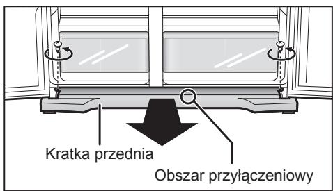 PANASONIC NR-BS53VW3-E - Zdejmowanie kratki przyedniaj - 1