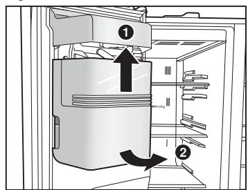 PANASONIC NR-BS53VW3-E - When the icebox can not be installed correctly - 1