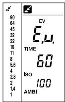 MINOLTA FLASH METER VI - Display units are EV - 4