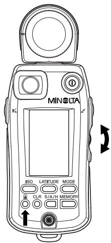 MINOLTA FLASH METER VI - Setting instant film speed for test shooting - 1