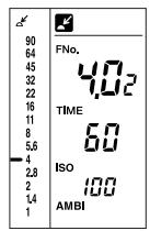 MINOLTA FLASH METER VI - Display units are FNo. - 1