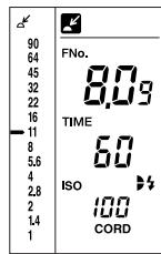 MINOLTA FLASH METER VI - Display example - 1