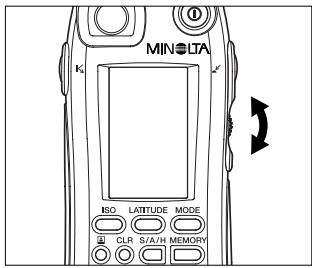 MINOLTA FLASH METER VI - With a cine camera - 2