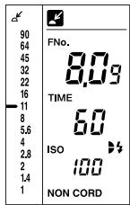 MINOLTA FLASH METER VI - Display example - 1
