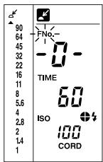 MINOLTA FLASH METER VI - Display example - 2