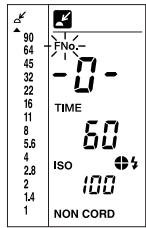 MINOLTA FLASH METER VI - Display example - 2