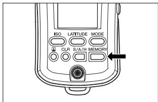 MINOLTA FLASH METER VI - Memory function - 6