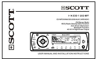 SCOTT I-XCD 120 BT - TABLE DES MATIÈRES - 15