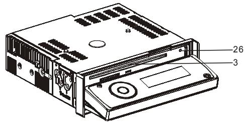 SCOTT I-XCD 120 BT - Panneau avant - 2
