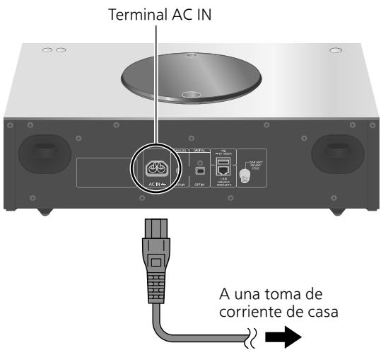 PANASONIC SCC70EG - Conexión del cable de alimentación de CA - 1