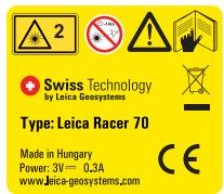 LEICA RACER 70 - Marquage - 7