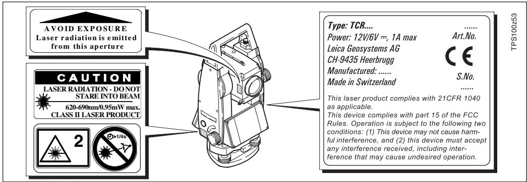 LEICA TC110C - Mesure préventive: - 4