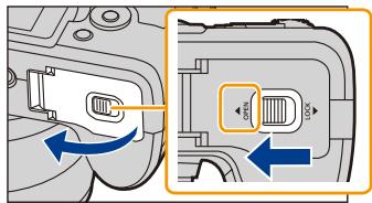 LEICA V-LUX TYP 114 - Insertion et retrait de la carte/la batterie - 1
