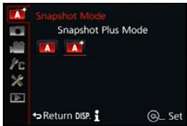 LEICA V-LUX TYP 114 - Appuyez sur / pour sélectionner [a] ou [a] puis appuyez sur [menu/set]. - 2