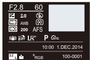 LEICA V-LUX TYP 114 - Appuyez sur [DISP] pour changer l'écran. - 4