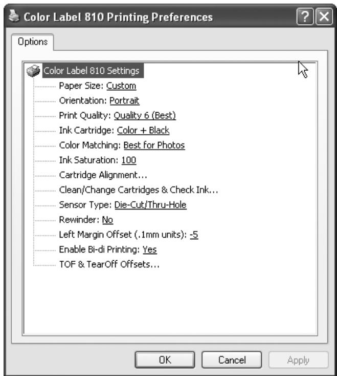 PRIMERA LX 810E - Pour trouver les réglages du pilote sur un PC : - 1