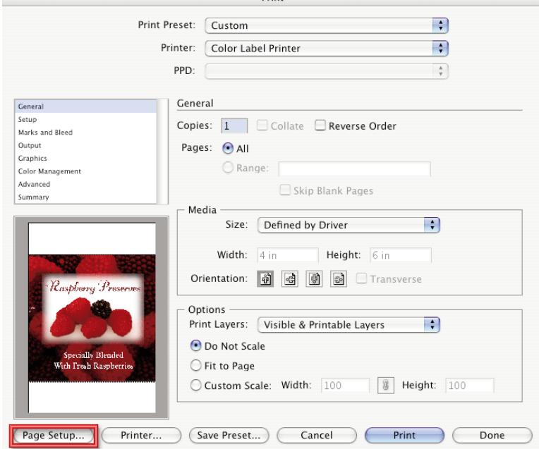 PRIMERA LX 810E - IMPRIMER AVEC ADOBE ILLUSTRATOR SUR UN MAC - 5
