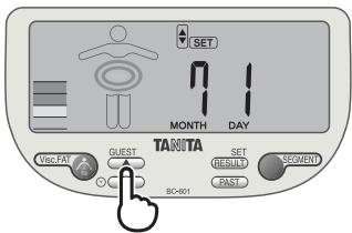 TANITA BC-601 - Set Day - 1