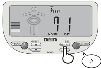 TANITA BC-601 - Set Month - 3