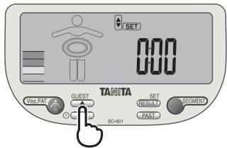 TANITA BC-601 - Entrez l'année - 1