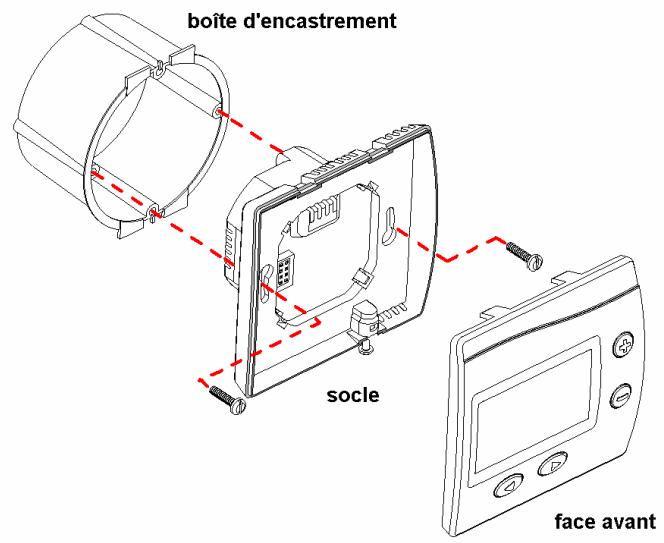 THERMOR THERMOSTAT DIGITAL KS - Fixation : - 1