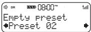 PURE EVOKE D2 WALMUT - Pour mémoriser rapidement une station sur une touche de préselection (1-3) - 1