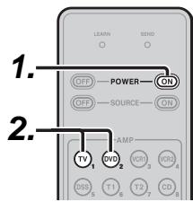 MARANTZ RC101 - CHANGER LES COMMANDES DE LA FONCTION MULTI-ENCEINTES DEPUIS LES MULTI-PIECES. - 1