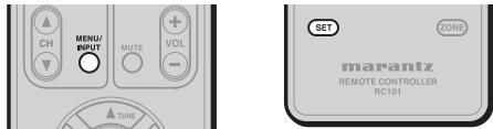 MARANTZ RC101 - Effacer le code par les touches - 1