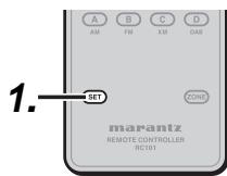 MARANTZ RC101 - PROGRAMMATION AVEC LE CODE À 4 CHIFFRES - 2