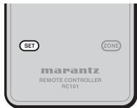 MARANTZ RC101 - Lors de l'apprentissage de la touche suivante - 1