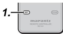 MARANTZ RC101 - VERIFICATION DU CODE - 3