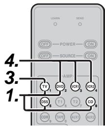 MARANTZ RC101 - VERIFICATION DU CODE - 1