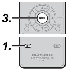 MARANTZ RC101 - CHANGER LES COMMANDES DE LA FONCTION MULTI-ENCEINTES DEPUIS LES MULTI-PIECES. - 2