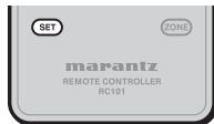 MARANTZ RC101 - Effacer le code par SOURCE - 2
