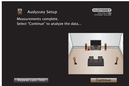 MARANTZ SR6011 - Select "Continue", then press ENTER. - 1