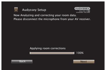 MARANTZ SR6011 - Perform the settings for Audyssey Dynamic EQ® and Audyssey Dynamic Volume®. - 2