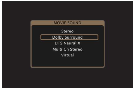 MARANTZ SR6011 - Switching the sound mode - 1