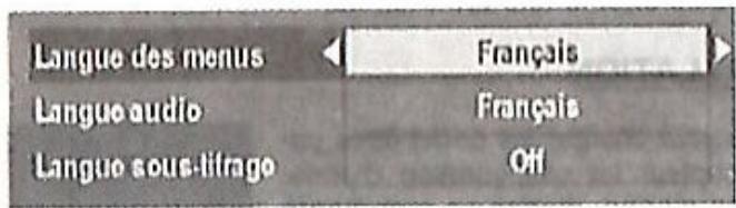 GRANDIN CF 1001 - Definition de la language - 1