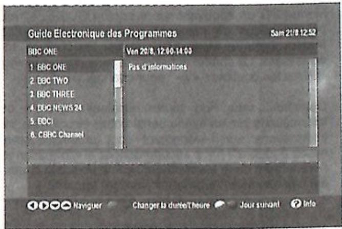 GRANDIN CF 1001 - GUIDE électronique des programmes (7 JOURS EPG) - 4