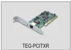 TRENDNET TEG-PCITXR, TEG-PCITXRL - Contenu de l'emballage - 1