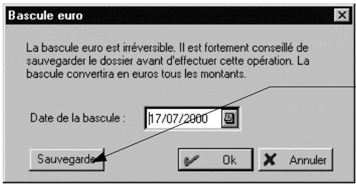 CIEL IMMOBILISATIONS - La bascule euro - 1