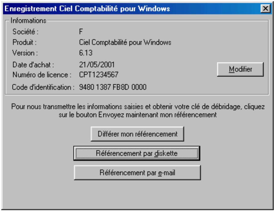 CIEL IMMOBILISATIONS - Renvoyer les informations par disquette ou par E-mail. - 1