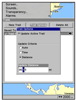 EAGLE FISHELITE 642C IGPS - Niveau de Mise à Jour des Tracés - 2