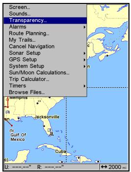 EAGLE FISHELITE 642C IGPS - Visibilité du Trace et Autres Options des Tracés - 1
