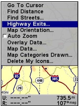 EAGLE FISHELITE 642C IGPS - Rechner des Sorties d'Autoroutes - 1