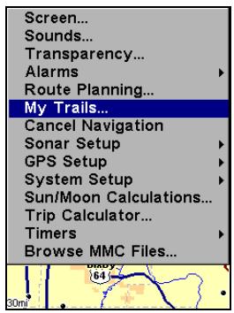 EAGLE FISHELITE 642C IGPS - Pour sauvegarder un Trace - 1