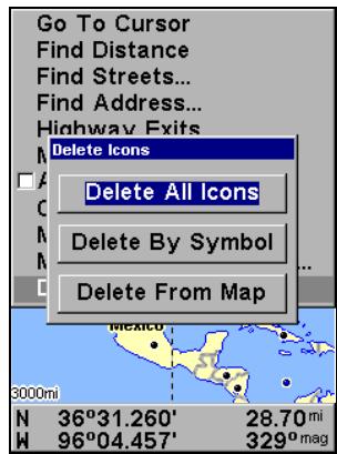 EAGLE FISHELITE 642C IGPS - Supprimer une Icone - 2