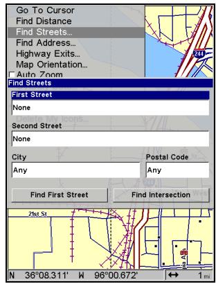 EAGLE FISHELITE 642C IGPS - Chercher une rue - 2