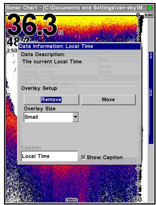 EAGLE FISHELITE 642C IGPS - Pour effacer des données de superposition: - 2