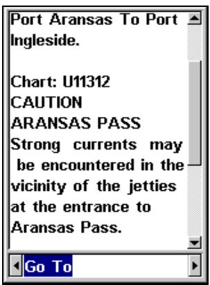 EAGLE FISHELITE 642C IGPS - Notes sur les Graphiques Nautiques - 2